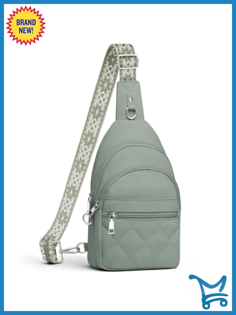 Anti-Theft Rfid Crossbody Sling Bag For Travel - Waterproof Nylon